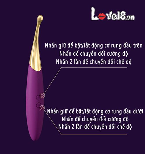 Dụng cụ kích thích đa điểm 2 đầu Svakom Beatrice - Sướng đỉnh