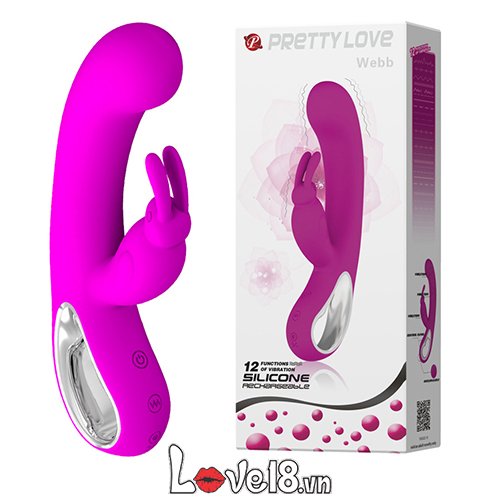 Dụng cụ kích thích âm vật điểm G Pretty Love Webb massage cực khoái