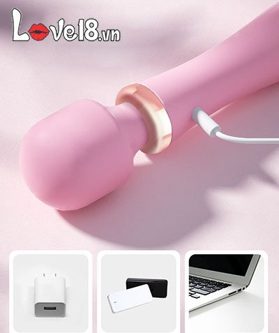 Chày rung mát xa Lilo sưởi ấm đa năng tăng cường thư giãn
