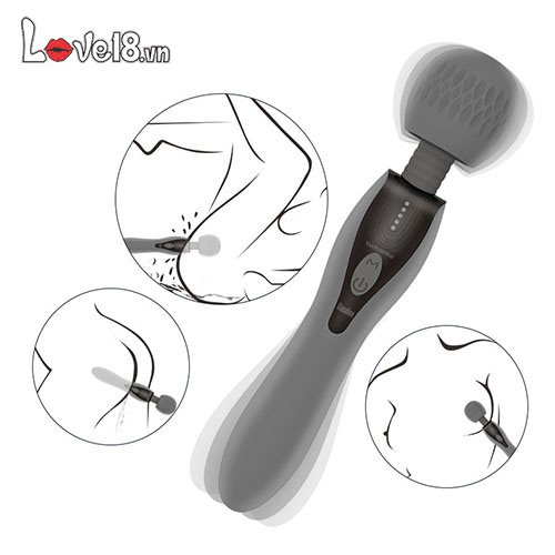 Chày rung Gusdun Gentleman AV Stick đôi đầu siêu kích thích