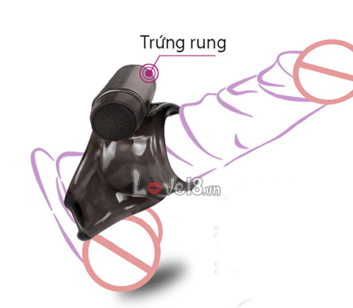 BD10K Silicone Ring with Vibration for Delay and Hardness