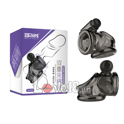 Khóa silicon rung cương lâu chống xuất tinh sớm tăng khoái cảm 