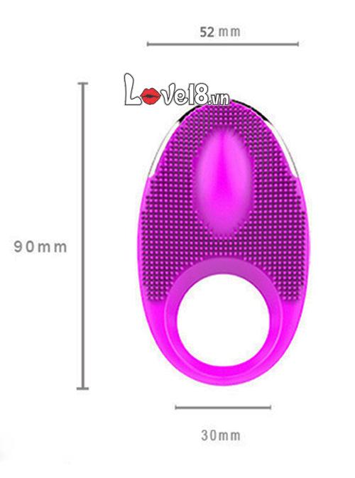 Vòng Rung Đeo Dương Vật Silicone USB Kéo Dài Thời Gian Quan Hệ