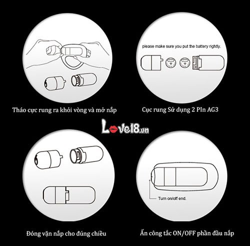  Phân phối Vòng rung tình yêu chống xuất tinh sớm Nalone Ping giá rẻ