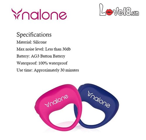 Nalone Ping Love Ring Delay Ejaculation Silicone Couple Toy