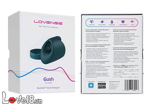 Lovense Gush Male Vibrating Ring App Control Pleasure