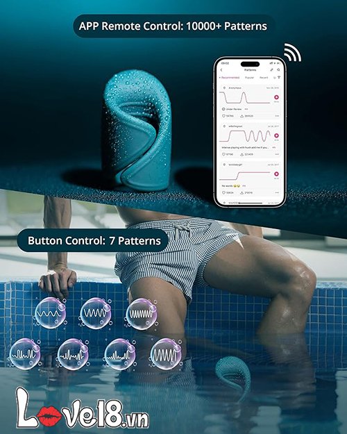  Cửa hàng bán Vòng rung thủ dâm dành cho nam Lovense Gush – Điều khiển qua app nhập khẩu