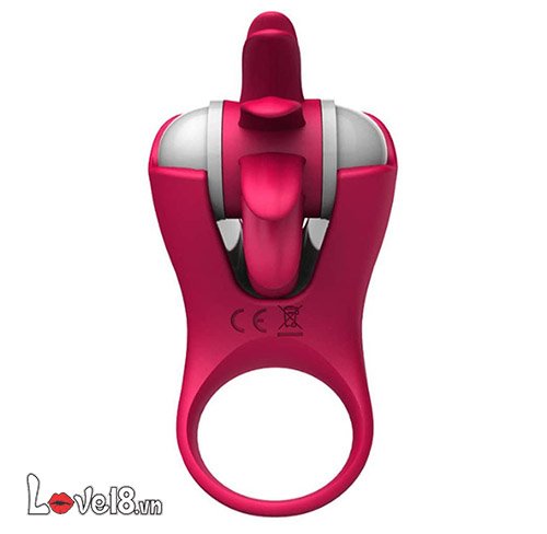LafyHo Rotating Tongue Ring Vibrator Couples Enhancer DC24N