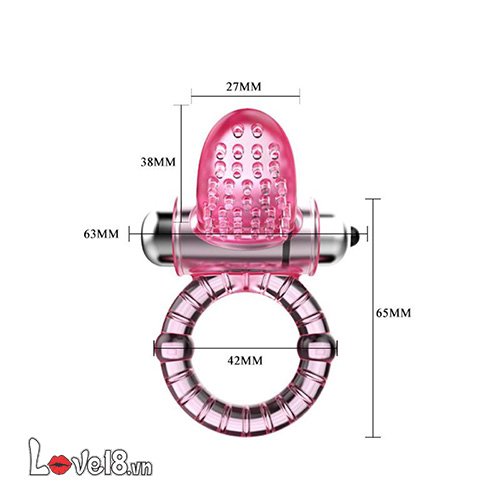 Sweet Tongue Licking Vibrating Ring for Male Pleasure