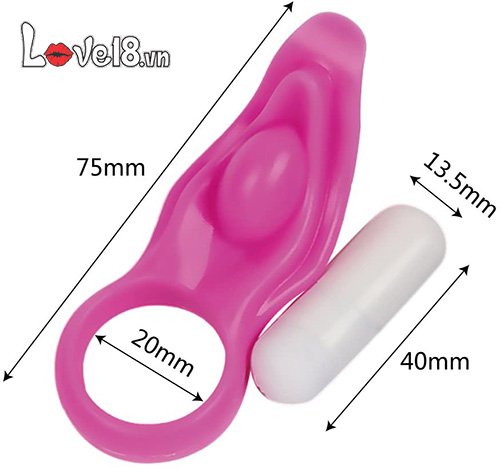 Lovetoy Stamina Tongue Vibrating Ring Delay Premature Ejaculation