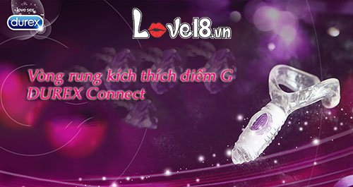  Đại lý Vòng rung đeo dương vật kích thích âm vật Durex Connect hàng mới về