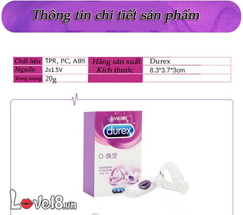 Durex Connect Vibrating Penis Ring for Couples