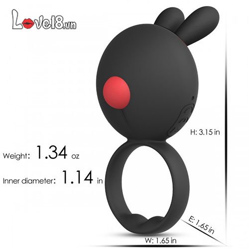 Vòng rung đeo dương vật Rinbit hình thỏ đa năng cao cấp