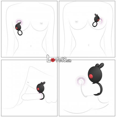 Vòng rung đeo dương vật hình đầu thỏ Rinbit DC80A mua ở đâu