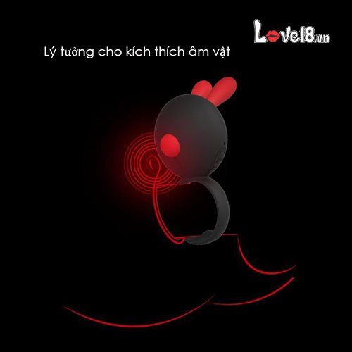 Vòng rung đeo dương vật hình đầu thỏ Rinbit cao cấp chống xuất tinh