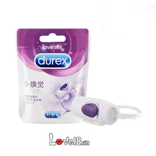 Vòng rung đeo dương vật Durex mát xa khoái cảm tăng hưng phấn 