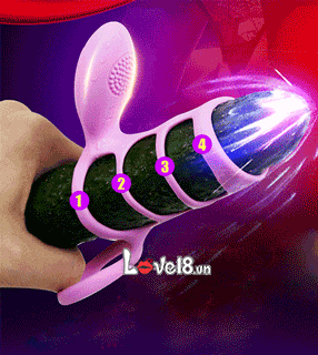 Vòng rung đeo dương vật Leten chống xuất tinh sớm silicone cao