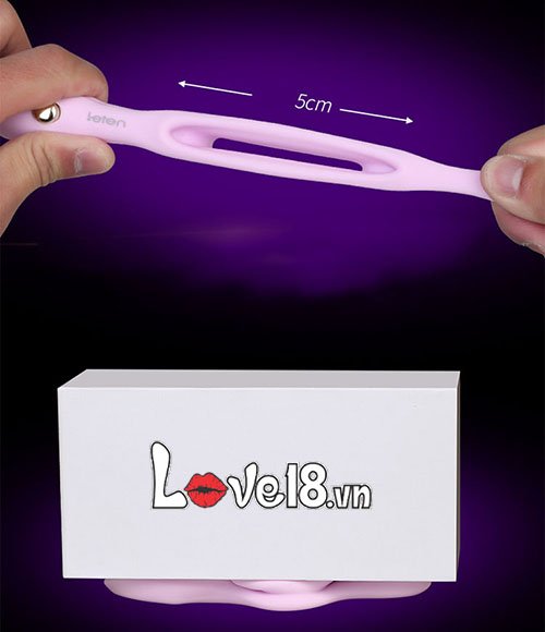 Leten Vibe Ring Penis Cock Ring Clitoral Licking Pleasure Booster