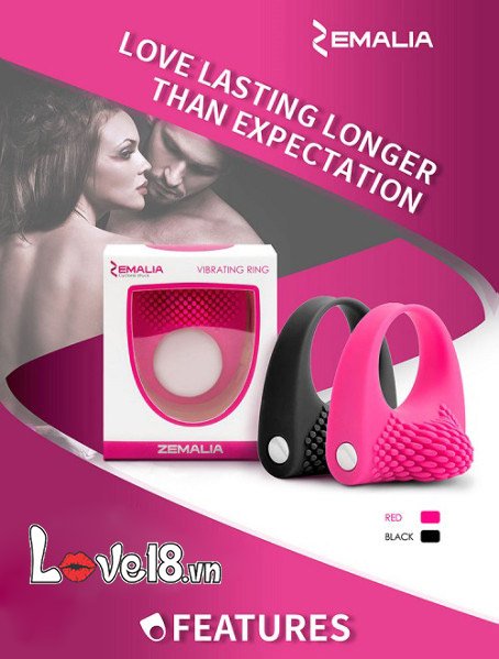Zemalia Amour Delay Ring Vibrating Stimulator Male Female