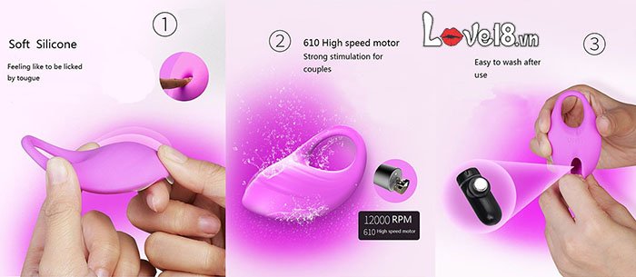 Vòng rung Leten Ellen chống xuất tinh sớm cao cấp kích thích