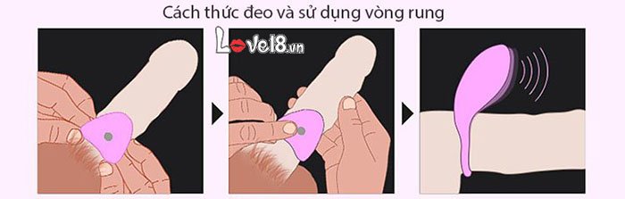 Vòng rung Leten Ellen chống xuất tinh sớm cao cấp kích thích