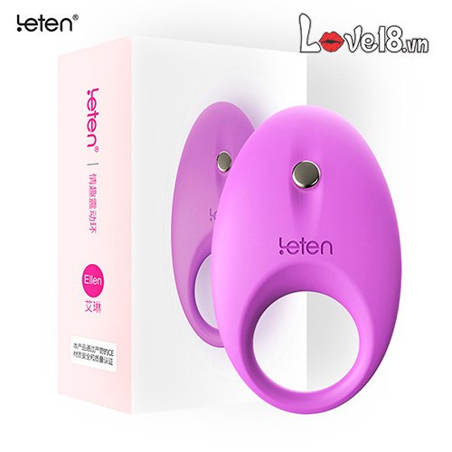 Vòng rung Leten Ellen chống xuất tinh sớm silicon cao cấp 