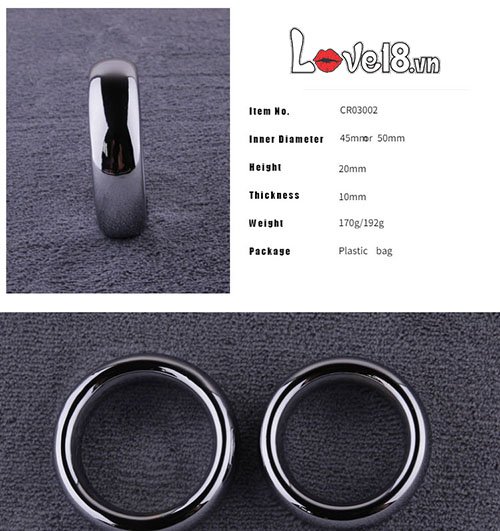 Vòng đeo dương vật hợp kim cao cấp trơn sexy chất lượng tốt