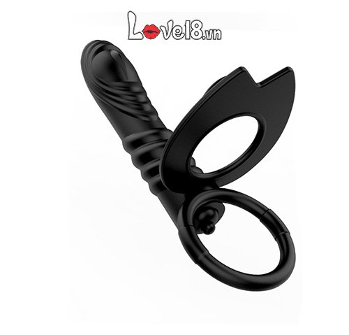  Bỏ sỉ Vòng đeo dương vật có nhánh rung kích thích hậu môn cao cấp