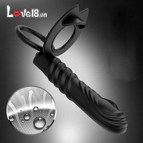  Bỏ sỉ Vòng đeo dương vật có nhánh rung kích thích hậu môn cao cấp