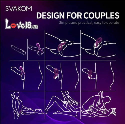 Hướng dẫn sử dụng Vòng đeo dương vật Svakom Tammy DC90J