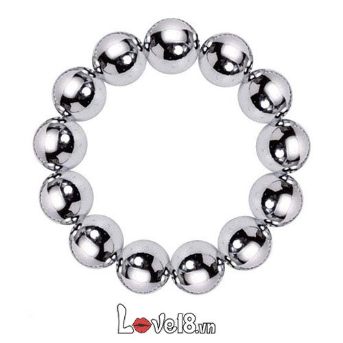 Vòng chuỗi bi inox đeo dương vật chống xuất tinh sớm nam kéo dài 