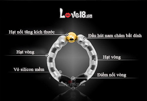 Joker Penis Ring Delay Ejaculation Silicone Metal Enhancer