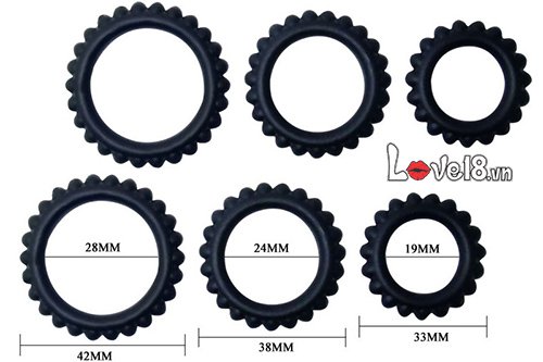 Bộ vòng silicone Baile kéo dài quan hệ, tăng khoái cảm nam nữ