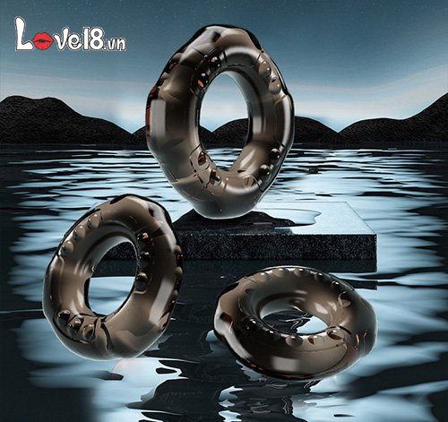 Bộ 3 vòng đeo Baile Cock Rings Yvonne tăng khoái cảm kéo dài