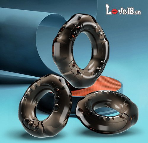 Bộ 3 vòng đeo Baile Cock Rings Yvonne tăng khoái cảm kéo dài