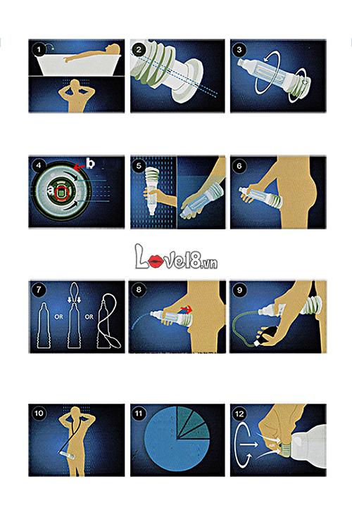 Máy tập dương vật Hydromax Xtreme X30 silicone chính hãng