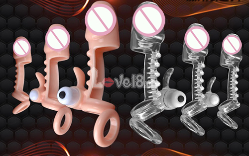 BD32A Vibrating Tongue Strap-On Cock Ring Pleasure