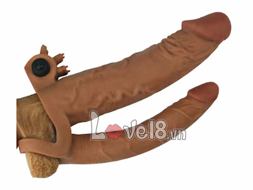 Lovetoy BD22C 2 Branch Vibrating Silicone Penis Extension