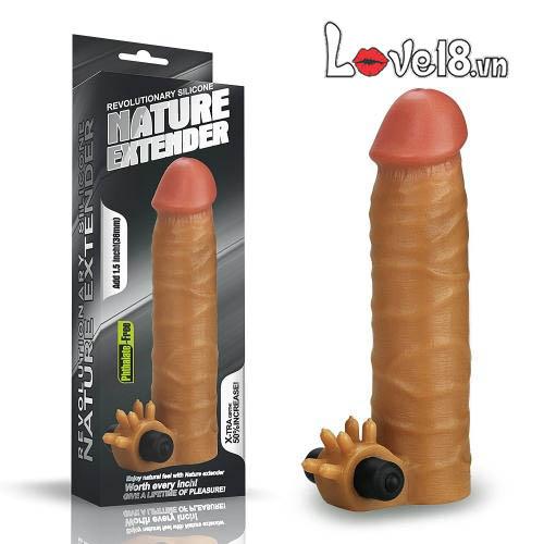 Lovetoy Extender Soft Realistic Vibrating Penis Sleeve