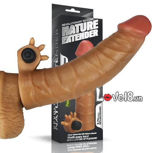 Bao Đôn Rung Lovetoy Extender Siêu Mềm Mịn Thật Tự Nhiên Kích Thích
