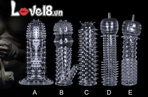 Translucent Ribbed and Nipple Studded Ultra-Thin Condom DC14G