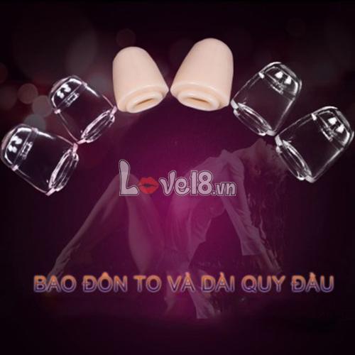 BD20 Large Penis Head Extender Sleeve Prolong Male Performance