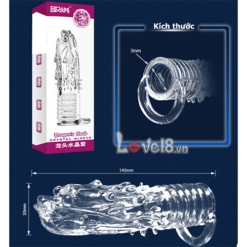 Dragon Head Textured Premium Condoms