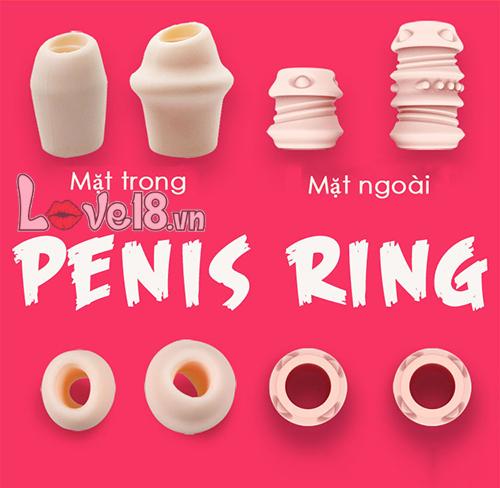 Bộ đôn khúc silicon gân gai cao cấp cho quý ông mạnh mẽ
