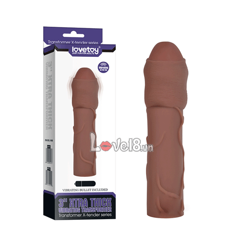 Lovetoy 6cm Vibrating Penis Sleeve for Intense Pleasure