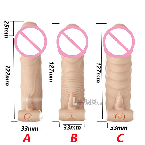Leten Soft Small Size Powerful Vibrating Delay Sleeve