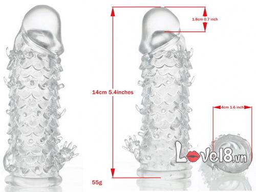 Bao cao su đôn dên vảy rồng siêu kích thích, tăng thời gian quan hệ