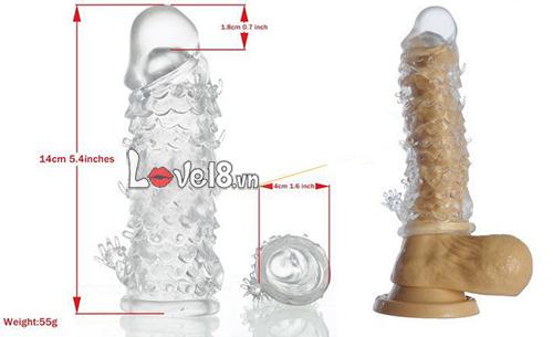 Bao cao su đôn dên vảy rồng siêu kích thích, tăng thời gian quan hệ