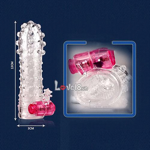 Bao đôn gai có rung hỗ trợ sinh lý nam cực phê dễ sử dụng