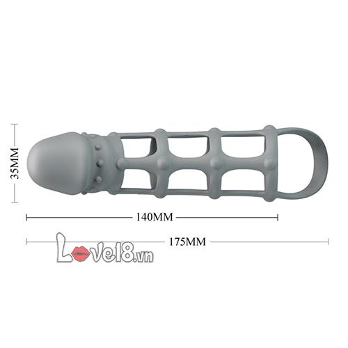 Pretty Love Mesh Strap-On Sleeve Enhance Pleasure